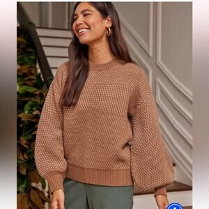 Summersalt The Luxe Cashmere Blend Mix Stitch Sweater Size XS Cashmere  & Wool